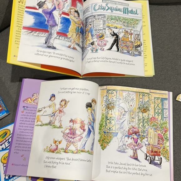 Fancy Nancy Bundle Books Crayola color wonder mess free color - Picture 12 of 16